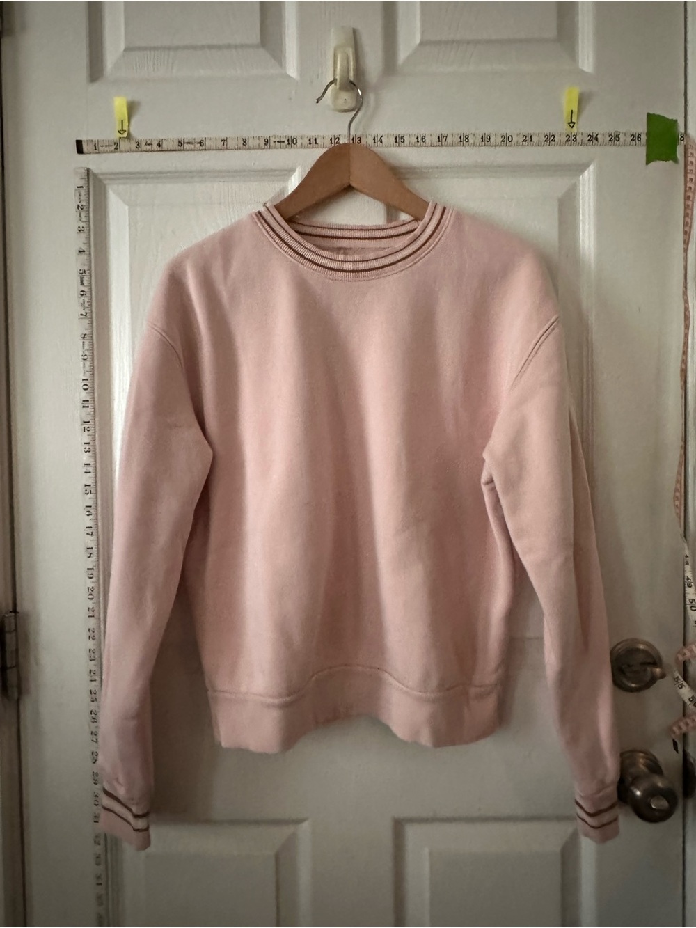 Cozy Lightweight Pink Crewneck Sweatshirt